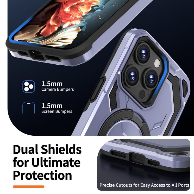 Захисний чохол Reframe Hybrid Magnetic для iPhone 15 Pro Max - Red: фото 7 з 7