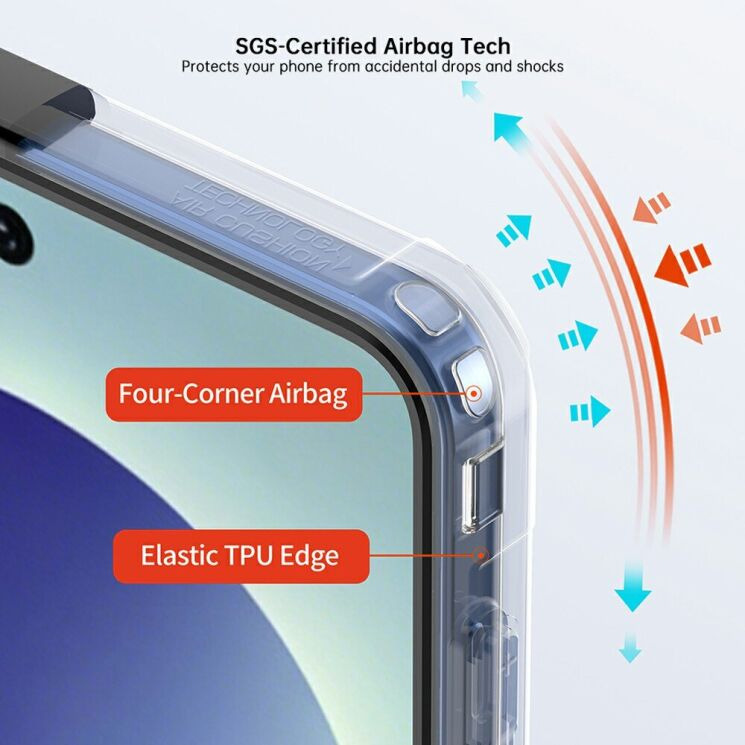 Защитный чехол Reframe Mag Shield для Samsung Galaxy Flip 8 - Black (423554B) Защитный чехол Reframe Mag Shield для Samsung Galaxy Flip 8 - Black: фото 2 из 8