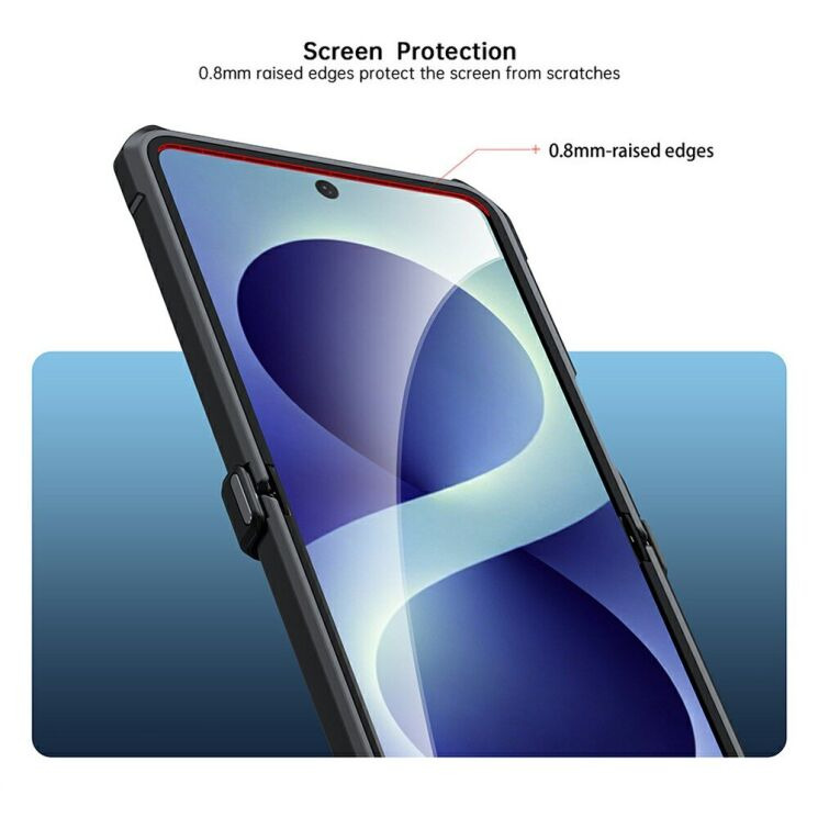 Защитный чехол Reframe Mag Shield для Samsung Galaxy Flip 8 - Black (423554B) Защитный чехол Reframe Mag Shield для Samsung Galaxy Flip 8 - Black: фото 4 из 8