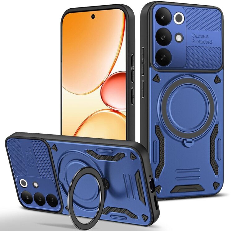 Защитный чехол Reframe Shockproof Case для Realme C85 Pro - Blue: фото 1 из 8