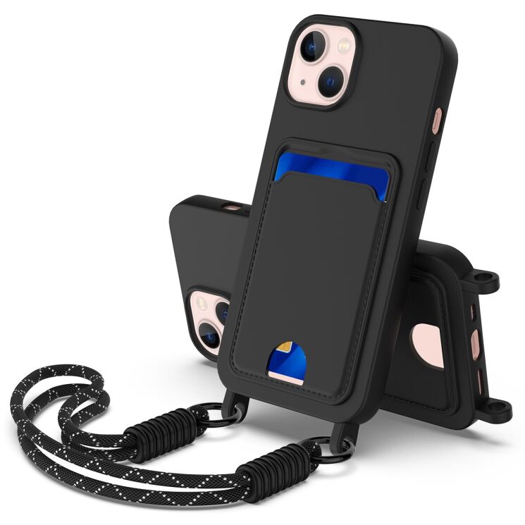 Захисний чохол Reframe Silicone Holder для Apple iPhone 15 - Black: фото 1 з 7