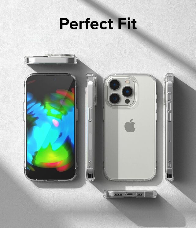 Защитный чехол RINGKE Fusion для Apple iPhone 14 Pro - Transparent: фото 6 из 8