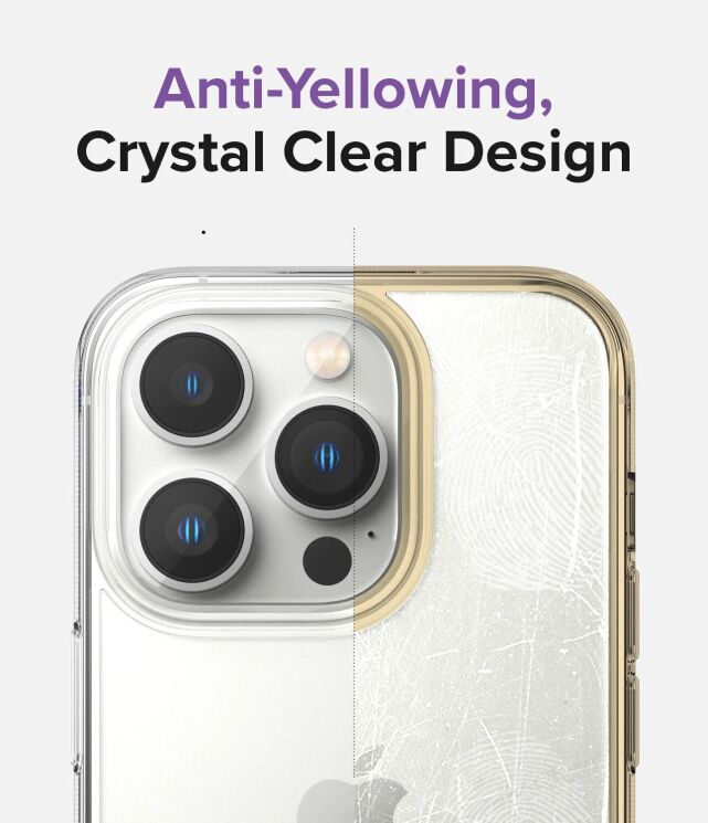 Защитный чехол RINGKE Fusion для Apple iPhone 14 Pro - Transparent: фото 7 из 8
