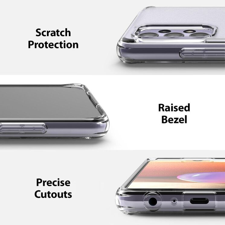 Защитный чехол RINGKE Fusion для Samsung Galaxy A32 (А325) - Clear: фото 7 из 9
