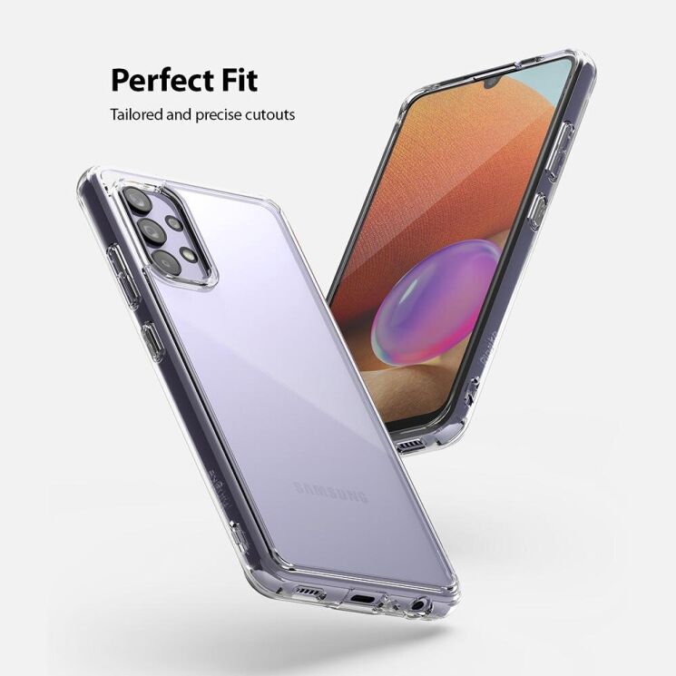 Защитный чехол RINGKE Fusion для Samsung Galaxy A32 (А325) - Clear: фото 5 из 9