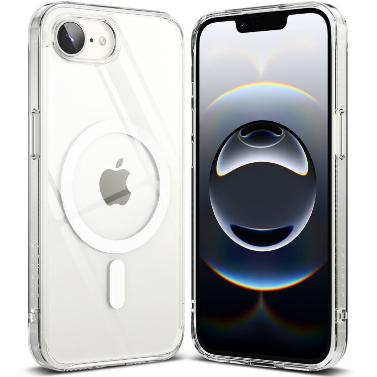 Захисний чохол Ringke Fusion Magnetic для Apple iPhone 16e (8800293852605) - Clear: фото 1 з 9