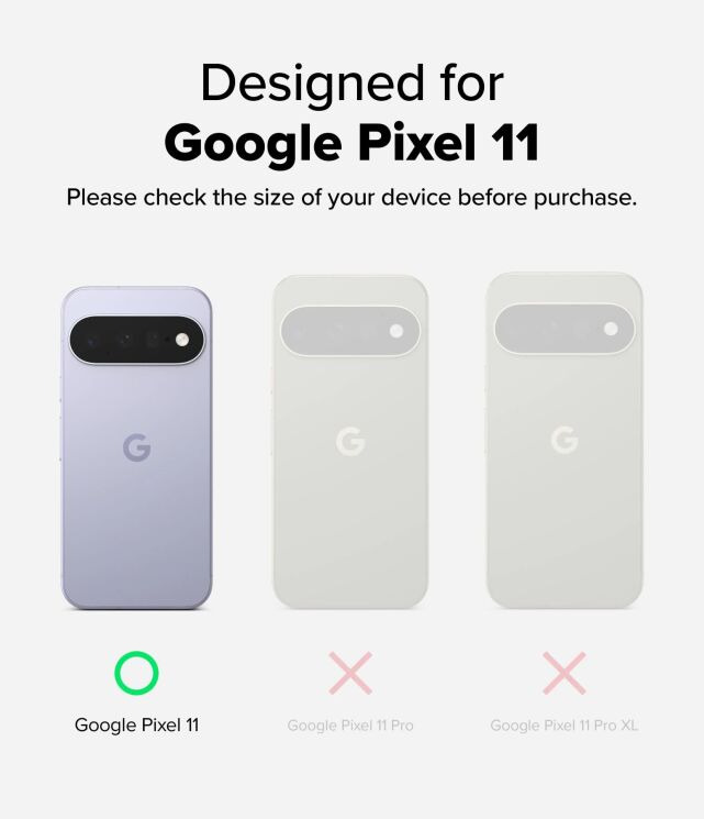 Защитный чехол Ringke Fusion Magnetic для Google Pixel 11 (8800380461314) - Clear: фото 3 из 16