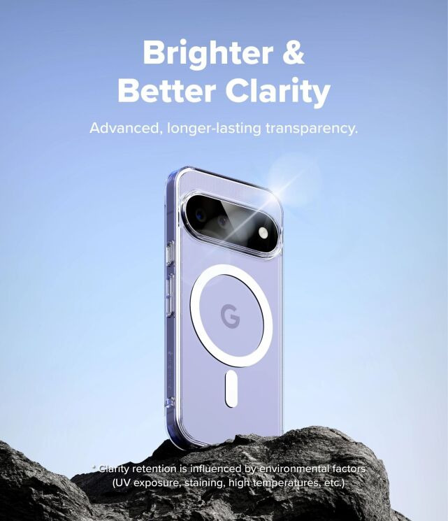 Защитный чехол Ringke Fusion Magnetic для Google Pixel 11 (8800380461314) - Clear: фото 6 из 16