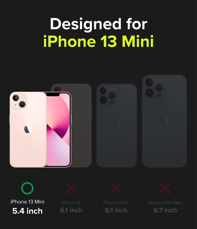 Защитный чехол RINGKE Fusion X для iPhone 13 mini - Camo Black (279690C) Защитный чехол RINGKE Fusion X для iPhone 13 mini - Camo Black: фото 3 из 13