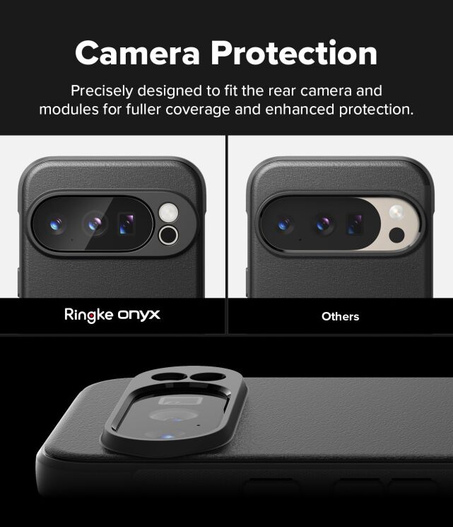 Защитный чехол Ringke Onyx для Google Pixel 10 Pro (8800293857136) - Black: фото 7 из 13