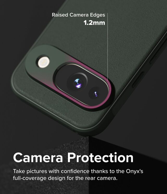 Защитный чехол Ringke Onyx для Google Pixel 9 (8809961789250) - Black: фото 7 из 16