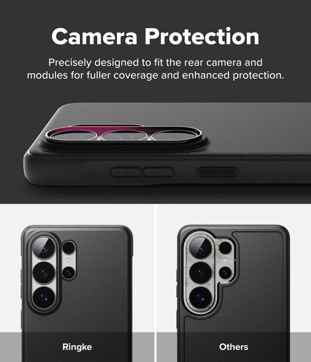 Защитный чехол Ringke Onyx Magnetic (FP) для Samsung Galaxy S26 Ultra (S948) 8800328816022 - Camo Black: фото 10 из 15