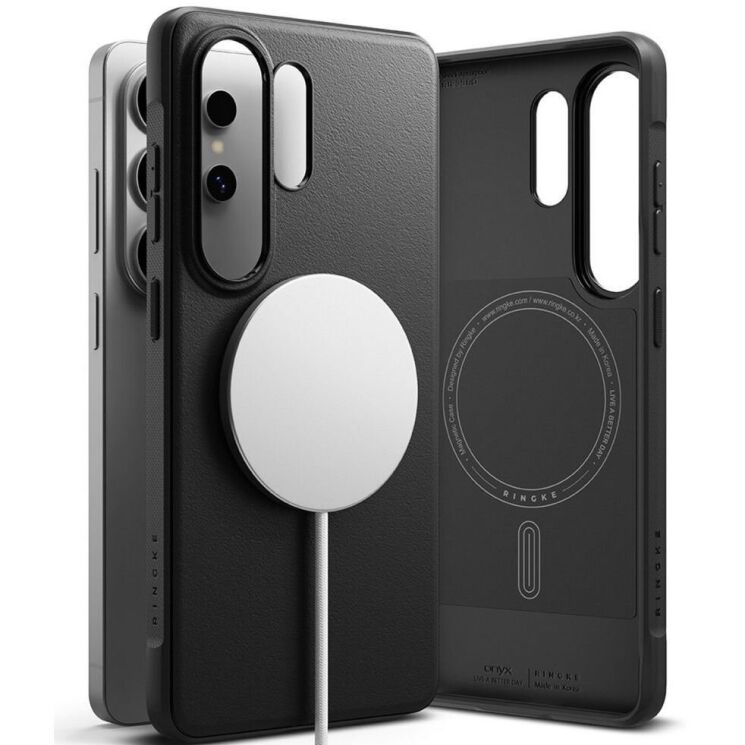 Защитный чехол Ringke Onyx Magnetic (FP) для Samsung Galaxy S26 Ultra (S948) 8800328815995 - Black (406242B) Защитный чехол Ringke Onyx Magnetic (FP) для Samsung Galaxy S26 Ultra (S948) 8800328815995 - Black: фото 3 из 15