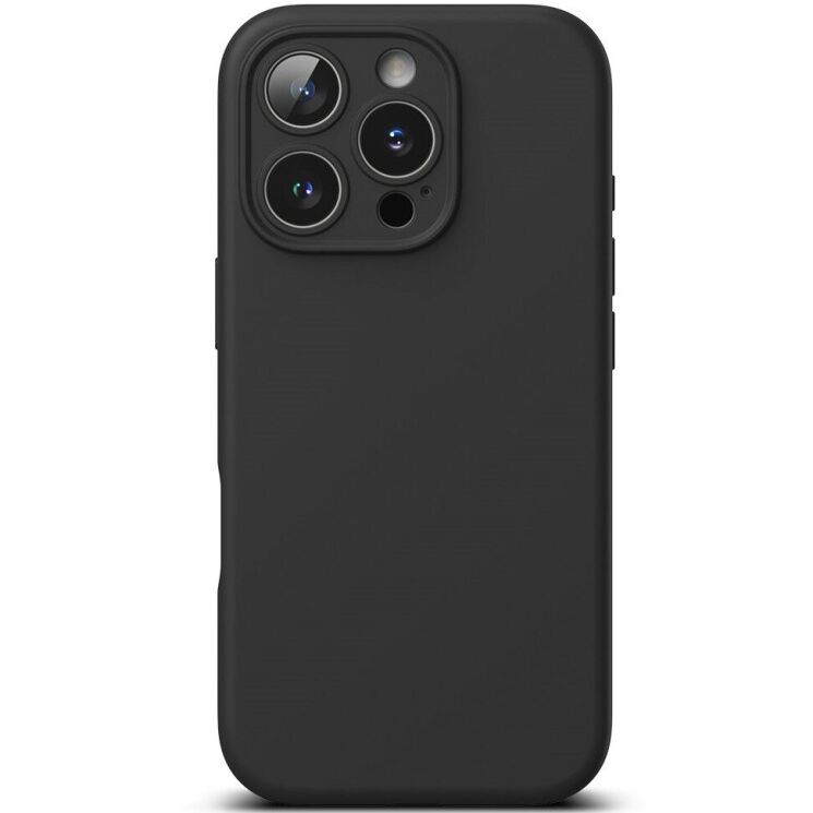 Защитный чехол Ringke Silicone Magnetic для Apple iPhone 16 Pro (8809961789946) - Black: фото 4 из 14