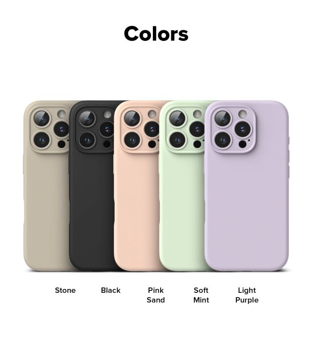 Защитный чехол Ringke Silicone Magnetic для Apple iPhone 16 Pro (8809961789946) - Black: фото 14 из 14