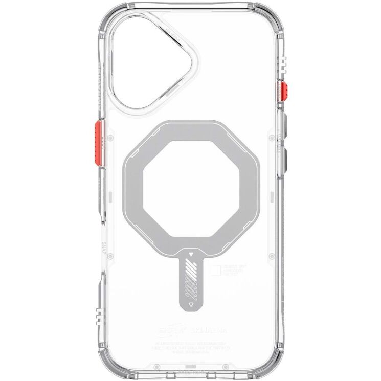 Защитный чехол SKINARMA SAIDO Mag-Charge для Apple iPhone 17 - Clear: фото 4 из 5