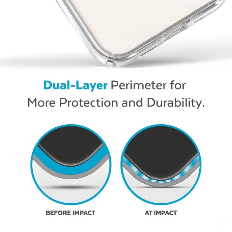 Защитный чехол Speck Presidio Perfect MagSafe для Apple iPhone 14 Plus - Clear: фото 6 из 9