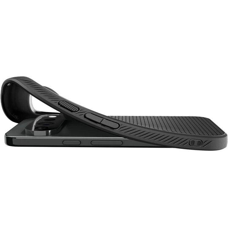 Захисний чохол Spigen Liquid Air (MagFit) для Google Pixel 11 (ACS11439) - Matte Black: фото 4 з 12