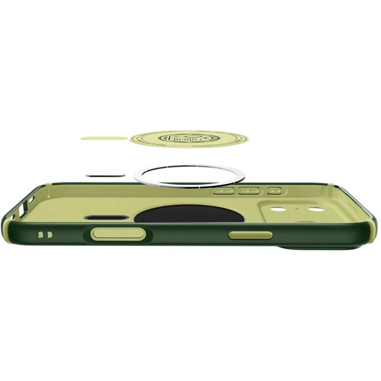 Защитный чехол Spigen Nano Pop Hybrid (MagFit) для iPhone 17 Pro (ACS11150) - Avo Green: фото 5 из 6