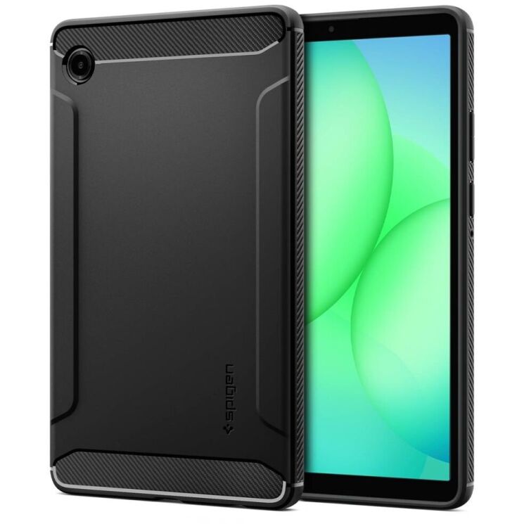 Защитный чехол Spigen Rugged Armor (FT) для Samsung Galaxy Tab A11 (X130/135) ACS10462 - Matte Black: фото 1 из 13