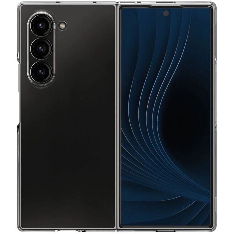 Защитный чехол Spigen (SGP) AirSkin (FF) для Samsung Galaxy Fold 6 - Crystal Clear: фото 2 из 14