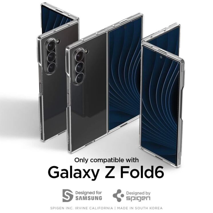 Защитный чехол Spigen (SGP) AirSkin (FF) для Samsung Galaxy Fold 6 - Black: фото 9 из 14