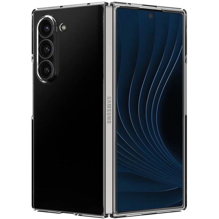 Защитный чехол Spigen (SGP) AirSkin (FF) для Samsung Galaxy Fold 6 - Crystal Clear: фото 3 из 14