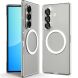 Защитный чехол Spigen (SGP) AirSkin (MagFit) для Samsung Galaxy Fold 7 (ACS09545) - Clear / White (383838C). Фото 2 из 7