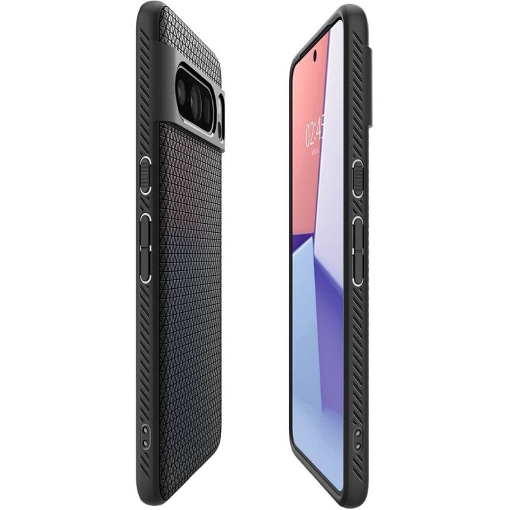 Защитный чехол Spigen (SGP) Liquid Air для Google Pixel 8 Pro - Matte Black: фото 6 из 19