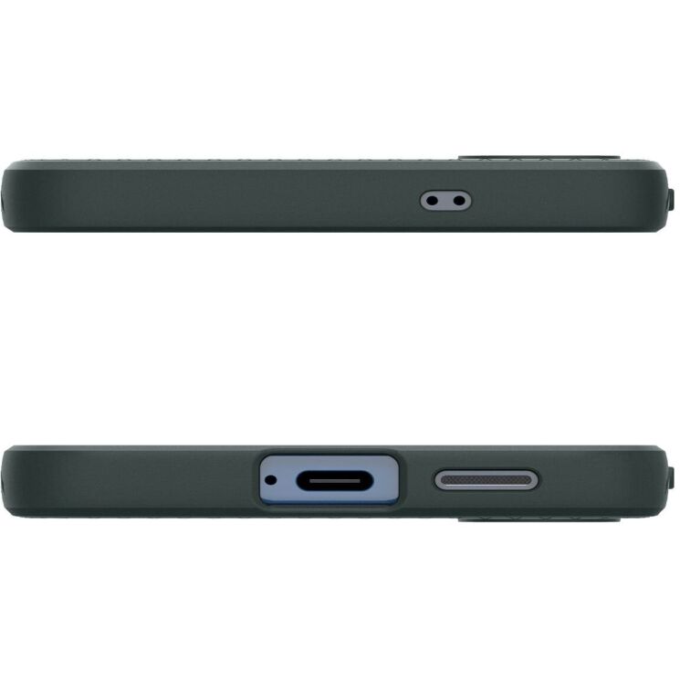 Защитный чехол Spigen (SGP) Liquid Air для Samsung Galaxy S25 (S931) ACS09001 - Abyss Green: фото 11 из 17