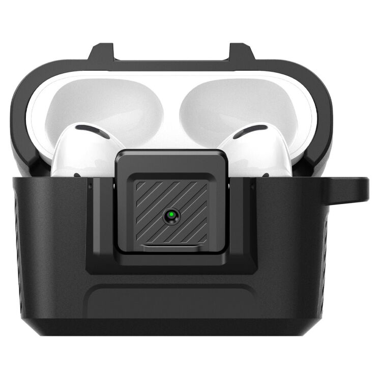 Защитный чехол Spigen (SGP) Lock Fit для Apple AirPods Pro - Black: фото 4 из 18