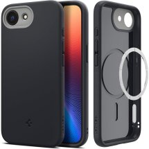 Защитный чехол Spigen (SGP) Nano Pop (MagFit) для Apple iPhone 16e (ACS09155) - Black Sesame: фото 1 из 16