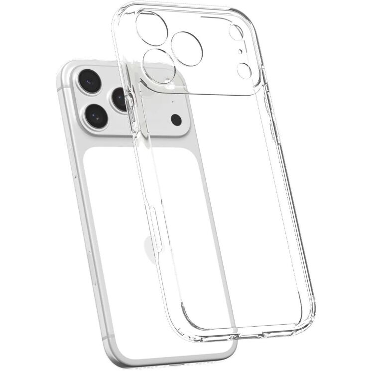 Защитный чехол Spigen Ultra Hybrid для iPhone 17 Pro (ACS10342) - Crystal Clear: фото 6 из 15