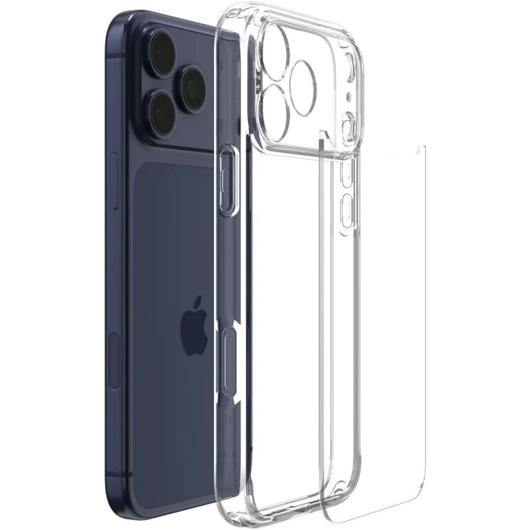 Защитный чехол Spigen Ultra Hybrid для iPhone 17 Pro (ACS10342) - Crystal Clear: фото 7 из 15