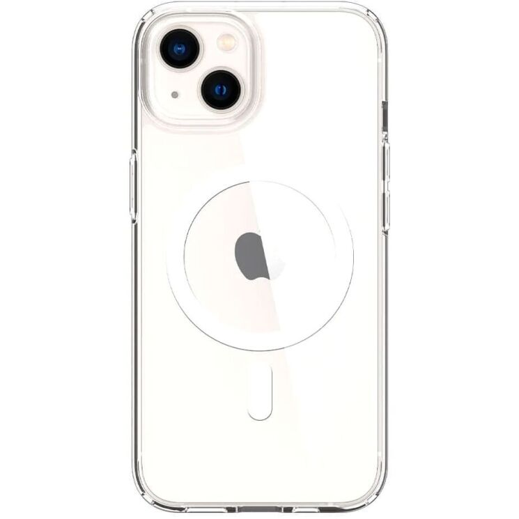 Защитный чехол Spigen (SGP) Ultra Hybrid (MagFit) для Apple iPhone 13 - White: фото 6 из 17