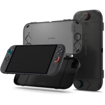 Захисний чохол Spigen Thin Fit 360 для Nintendo Switch 2 (ACS10487) - Frost Black: фото 1 з 18