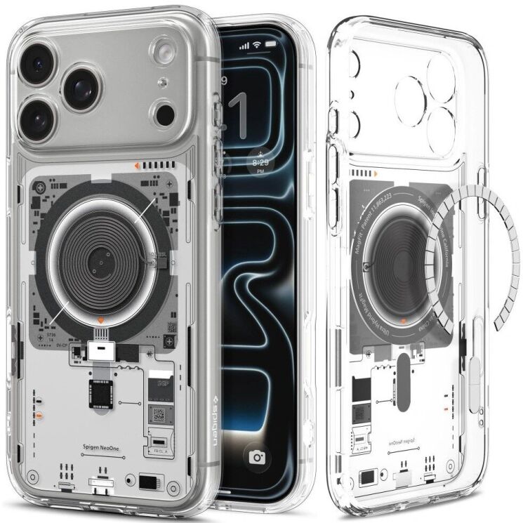 Защитный чехол Spigen Ultra Hybrid Neo One (MagFit) для iPhone 18 Pro (ACS12166) - Neo One (440112C) Защитный чехол Spigen Ultra Hybrid Neo One (MagFit) для iPhone 18 Pro (ACS12166) - Neo One: фото 2 из 12