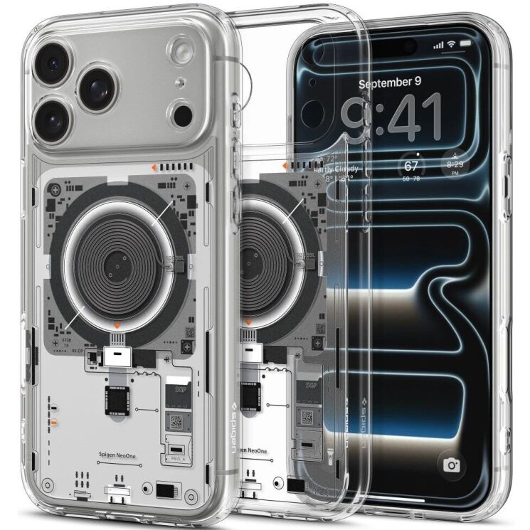 Защитный чехол Spigen Ultra Hybrid Neo One (MagFit) для iPhone 18 Pro (ACS12166) - Neo One (440112C) Защитный чехол Spigen Ultra Hybrid Neo One (MagFit) для iPhone 18 Pro (ACS12166) - Neo One: фото 1 из 12