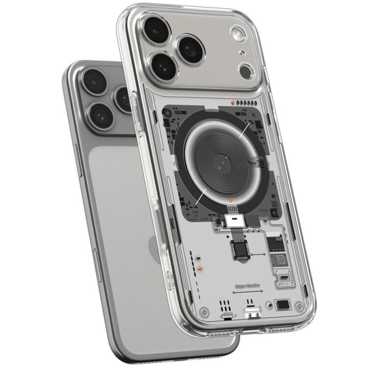 Защитный чехол Spigen Ultra Hybrid Neo One (MagFit) для iPhone 18 Pro (ACS12166) - Neo One (440112C) Защитный чехол Spigen Ultra Hybrid Neo One (MagFit) для iPhone 18 Pro (ACS12166) - Neo One: фото 4 из 12