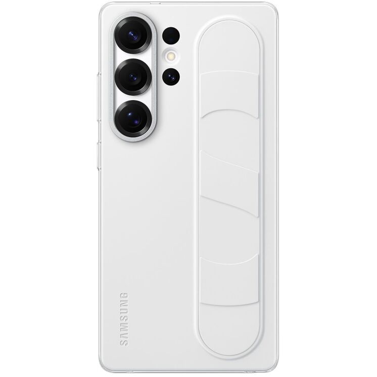 Захисний чохол Standing Grip для Samsung Galaxy S25 Ultra (S938) EF-GS938CWEGWW - White: фото 1 з 5