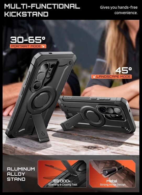 Защитный чехол Supcase Unicorn Beetle Pro MagSafe для Samsung Galaxy S26 Ultra (S948) 843439160750 - Cobalt: фото 7 из 10