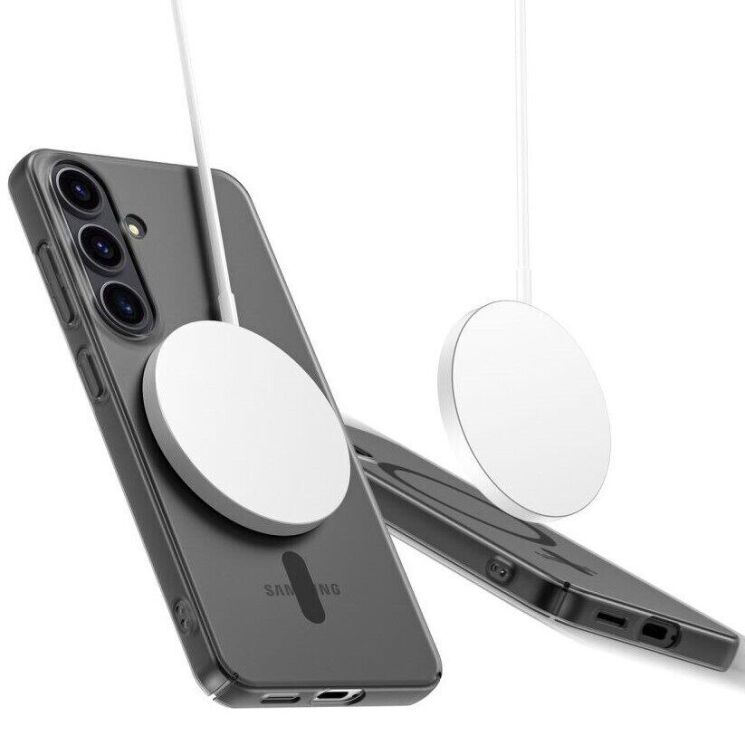Защитный чехол Tech-Protect MagSlim MagSafe для Samsung Galaxy S25 (S931) - Matte Black: фото 5 из 5