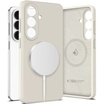 Защитный чехол Tech-Protect Silicone MagSafe для Samsung Galaxy S26 (S942) - Cosmic Latte: фото 1 из 9