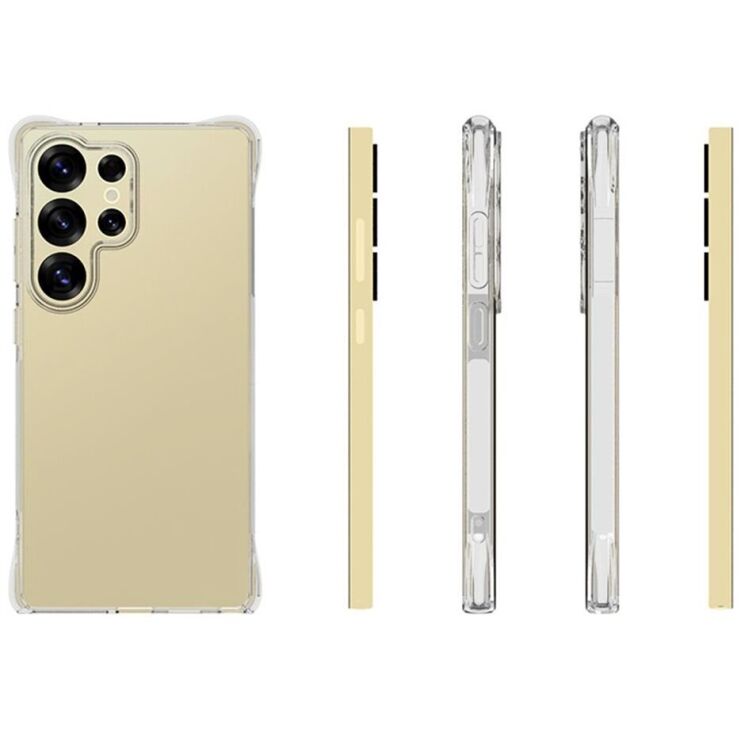 Захисний чохол UniCase AirBag для Samsung Galaxy S25 Ultra (S938) - Transparent: фото 5 з 5