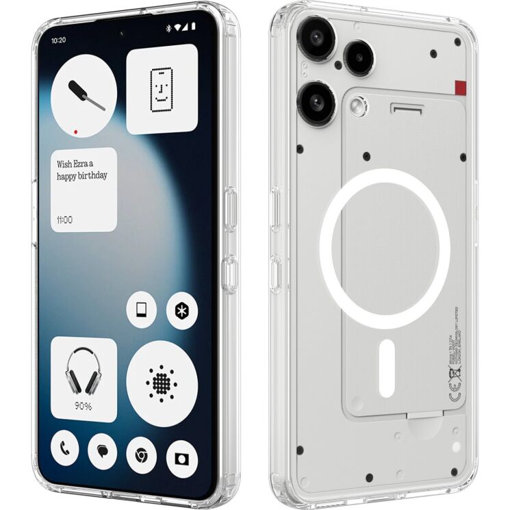 Захисний чохол UniCase AirBag MagSafe для Nothing Phone (3a) Lite - Clear (405426C) Захисний чохол UniCase AirBag MagSafe для Nothing Phone (3a) Lite - Clear: фото 1 з 7