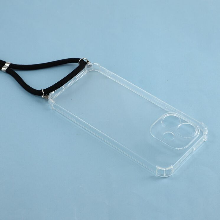 Захисний чохол UniCase AirBag with Strap для Xiaomi Redmi Note 17 Pro - Transparent / Blue (429508TL) Захисний чохол UniCase AirBag with Strap для Xiaomi Redmi Note 17 Pro - Transparent / Blue: фото 5 з 5