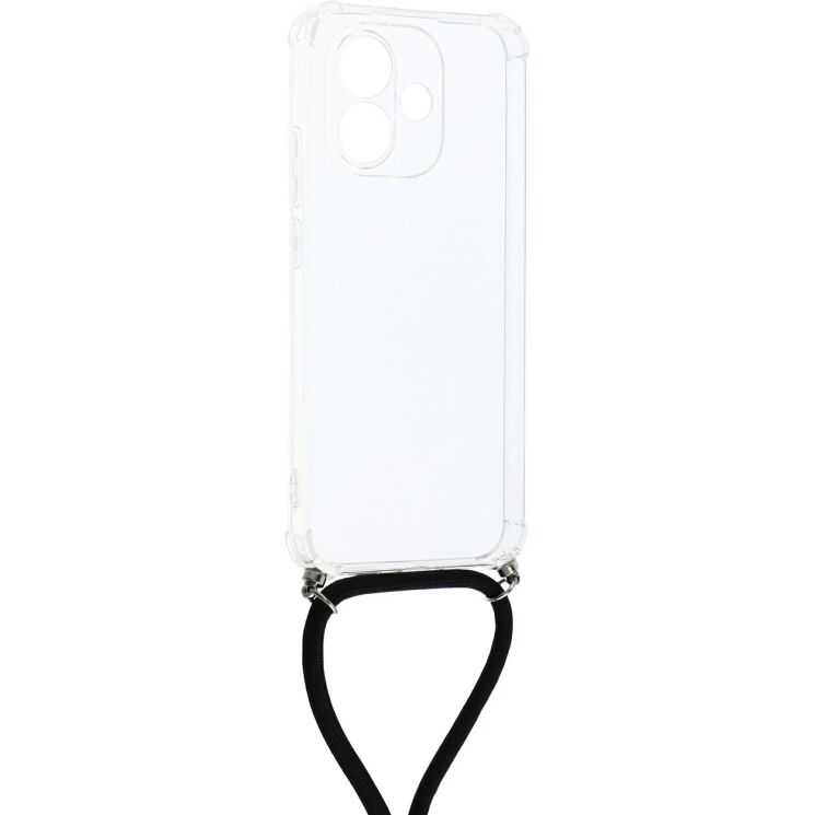Захисний чохол UniCase AirBag with Strap для Xiaomi Redmi Note 17 Pro - Transparent / Blue (429508TL) Захисний чохол UniCase AirBag with Strap для Xiaomi Redmi Note 17 Pro - Transparent / Blue: фото 2 з 5