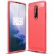 Силиконовый (TPU) чехол UniCase Carbon для OnePlus 8 - Red (264805R). Фото 1 из 10