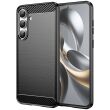 Силиконовый (TPU) чехол UniCase Carbon для Samsung Galaxy S25 FE (S731) - Black (386915B)