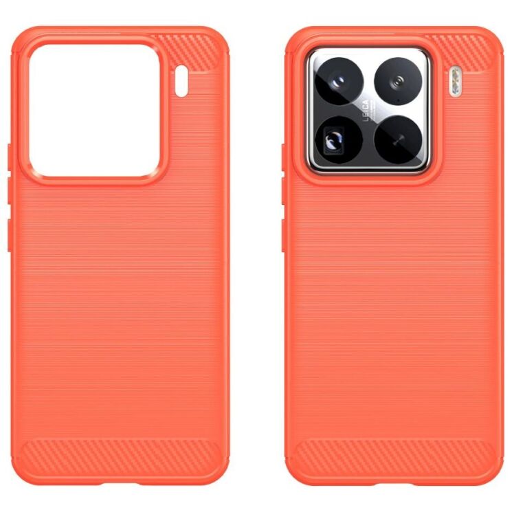 Защитный чехол UniCase Carbon для Xiaomi 15 Pro - Red: фото 2 из 8